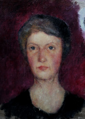 Painting - burgundy lady finish 1 by David Flam @ flickr.jpg